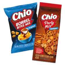 Chio borrelbites, partymix of oven sticks